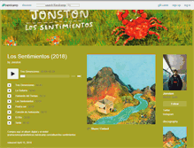 Tablet Screenshot of jonston.bandcamp.com