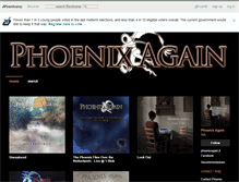 Tablet Screenshot of phoenixagain.bandcamp.com