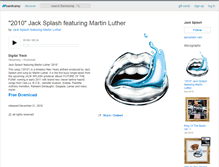 Tablet Screenshot of jacksplash.bandcamp.com