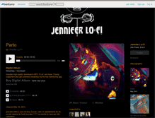 Tablet Screenshot of jenniferlofi.bandcamp.com