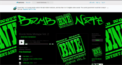 Desktop Screenshot of bombnote.bandcamp.com