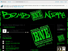 Tablet Screenshot of bombnote.bandcamp.com