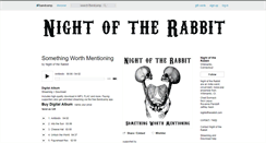 Desktop Screenshot of nightoftherabbit.bandcamp.com