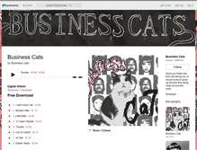Tablet Screenshot of businesscats.bandcamp.com