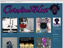 Tablet Screenshot of carolinawest.bandcamp.com