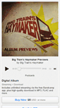Mobile Screenshot of bigtrainshaymaker.bandcamp.com
