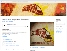 Tablet Screenshot of bigtrainshaymaker.bandcamp.com