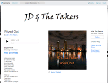 Tablet Screenshot of jdandthetakers.bandcamp.com