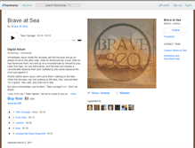 Tablet Screenshot of braveatsea.bandcamp.com