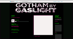 Desktop Screenshot of gothambygaslight.bandcamp.com