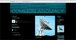 Desktop Screenshot of commonanomaly.bandcamp.com