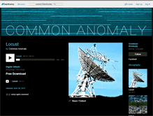 Tablet Screenshot of commonanomaly.bandcamp.com