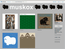 Tablet Screenshot of muskox.bandcamp.com