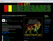 Tablet Screenshot of dubcityrenegades.bandcamp.com