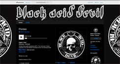 Desktop Screenshot of blackaciddevil.bandcamp.com