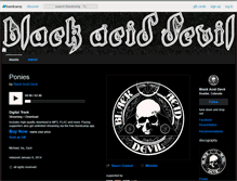 Tablet Screenshot of blackaciddevil.bandcamp.com