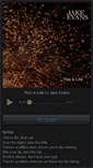 Mobile Screenshot of jakeevans.bandcamp.com