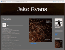 Tablet Screenshot of jakeevans.bandcamp.com