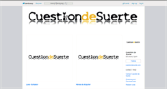 Desktop Screenshot of cuestiondesuerte.bandcamp.com