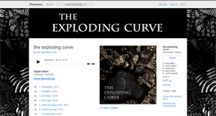 Desktop Screenshot of explodingcurve.bandcamp.com