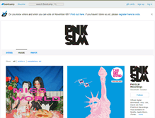 Tablet Screenshot of pnkslm.bandcamp.com