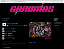 Tablet Screenshot of genomos.bandcamp.com