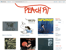 Tablet Screenshot of peachpit.bandcamp.com