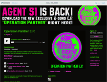 Tablet Screenshot of agent51.bandcamp.com