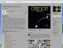 Tablet Screenshot of onlyson.bandcamp.com
