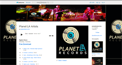 Desktop Screenshot of planetlarecords.bandcamp.com