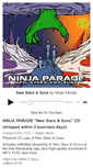 Mobile Screenshot of ninjaparade.bandcamp.com