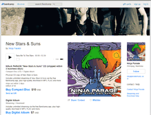 Tablet Screenshot of ninjaparade.bandcamp.com