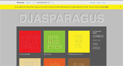 Desktop Screenshot of djasparagus.bandcamp.com