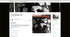 Desktop Screenshot of coppersky.bandcamp.com