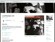 Tablet Screenshot of coppersky.bandcamp.com