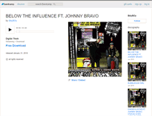 Tablet Screenshot of bayboy.bandcamp.com