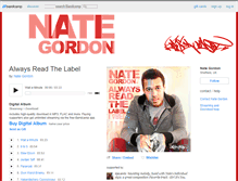 Tablet Screenshot of nategordonuk.bandcamp.com