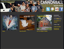 Tablet Screenshot of cannonball.bandcamp.com