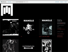 Tablet Screenshot of mangle.bandcamp.com