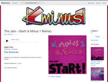 Tablet Screenshot of kminus1.bandcamp.com