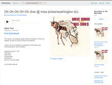 Tablet Screenshot of davemannandthebeesides.bandcamp.com