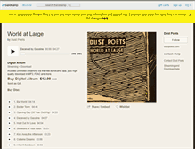 Tablet Screenshot of dustpoets.bandcamp.com