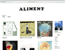Tablet Screenshot of aliment.bandcamp.com