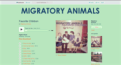 Desktop Screenshot of migratoryanimals.bandcamp.com