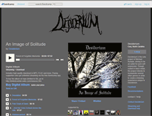 Tablet Screenshot of desiderium.bandcamp.com