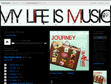 Tablet Screenshot of journeybrave.bandcamp.com