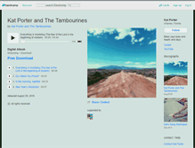 Tablet Screenshot of katporter.bandcamp.com
