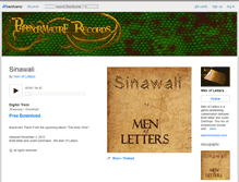 Tablet Screenshot of menofletters.bandcamp.com
