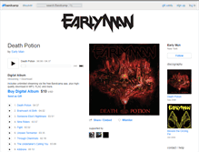Tablet Screenshot of earlyman.bandcamp.com