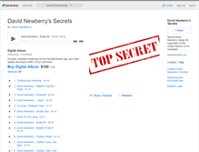 Tablet Screenshot of davidnewberryssecrets.bandcamp.com